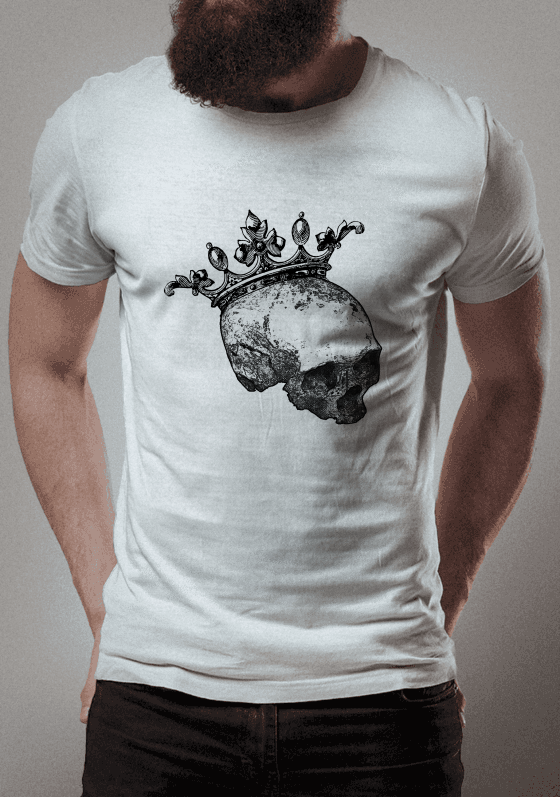 Nome do produto  Caveira coroada