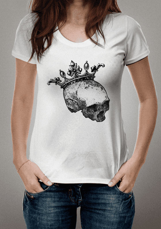 Nome do produto  Caveira coroada