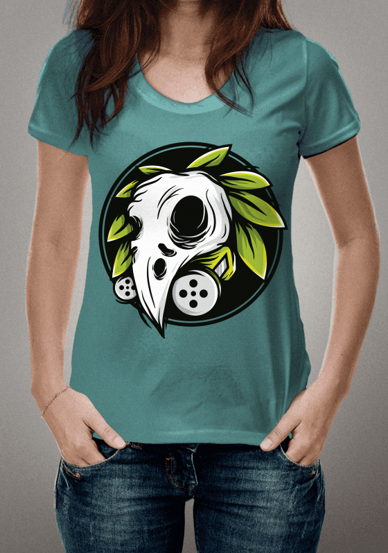 Nome do produto  Caveira Corvo - Mazestic