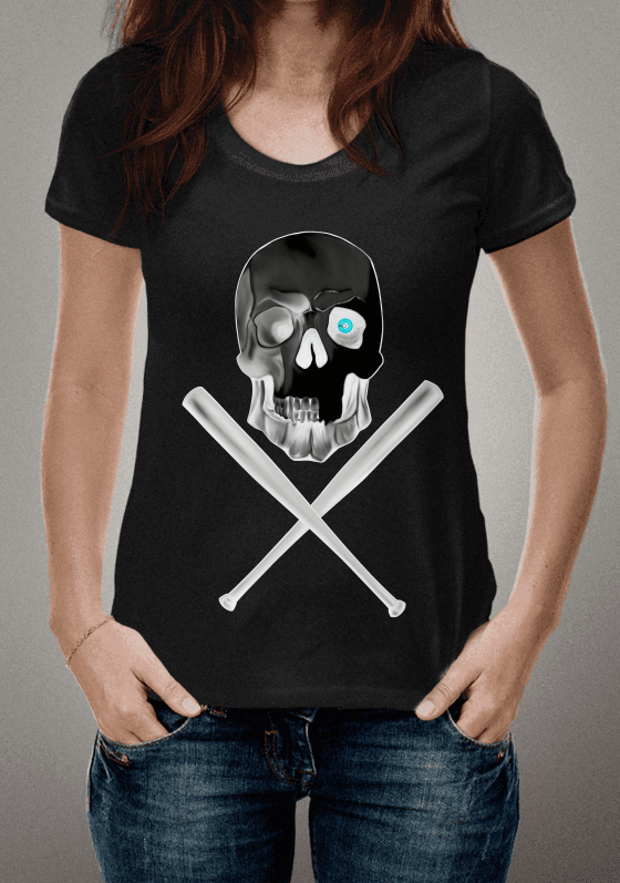 Nome do produto: caveira de cor invertida