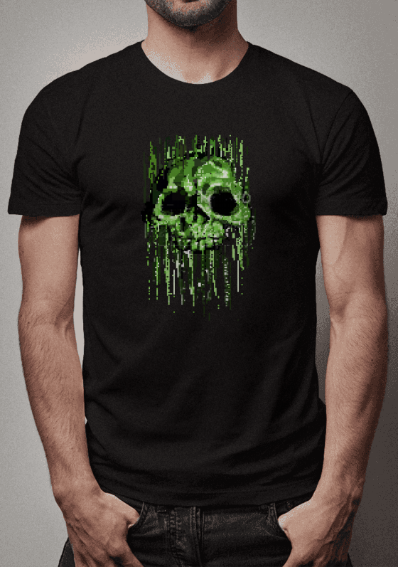 Caveira de pixels - Pixelated Skull - 0006 - 2