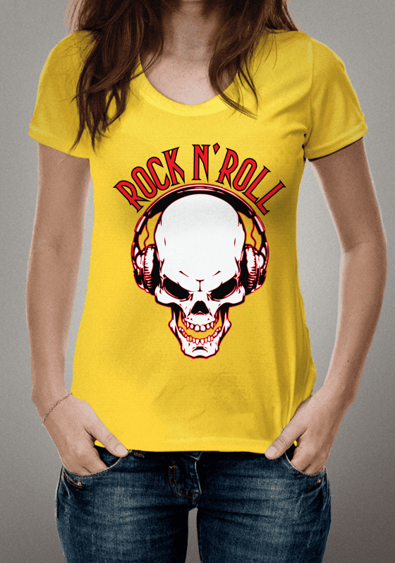 Nome do produto: Caveira do Rock n´Roll