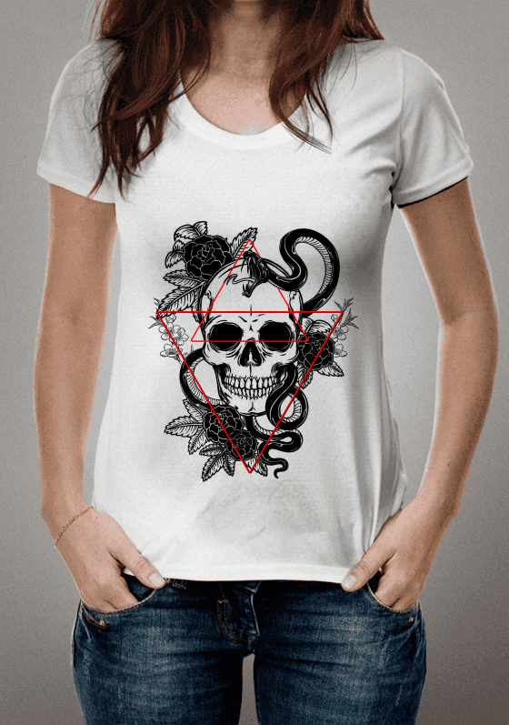 Nome do produto  Caveira e Cobra