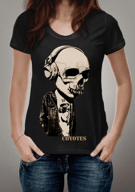 caveira fone coyotes