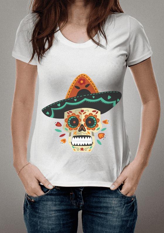 Nome do produto  Caveira mexicana modelo 1