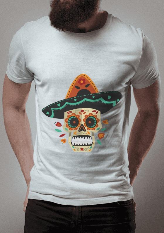 Nome do produto  Caveira mexicana modelo 1