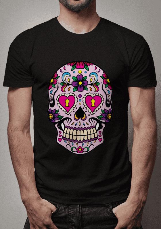 Caveira Mexicana Rosa