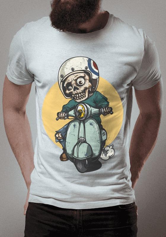 Nome do produto  Caveira motocicleta