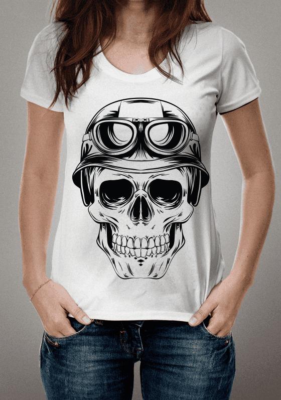 Nome do produto  caveira motoqueira