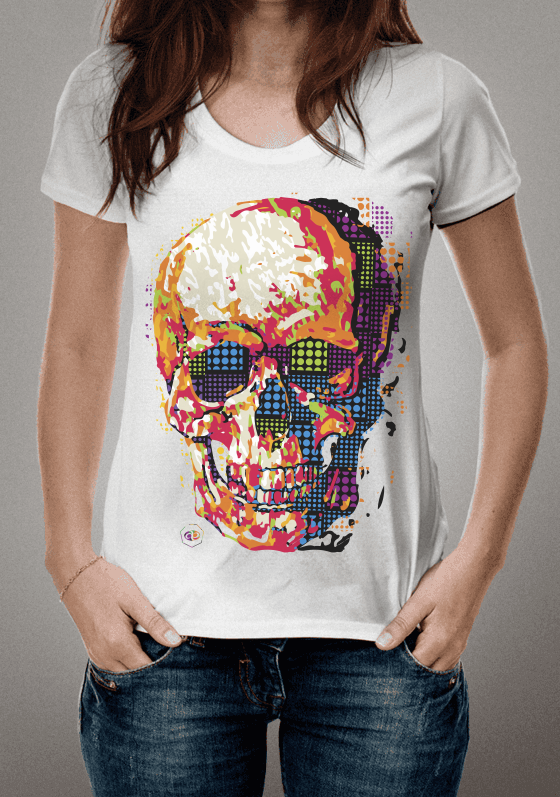 Nome do produto  caveira vetor 1