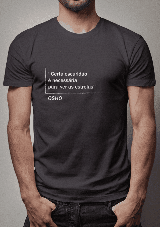 Nome do produto  Certa escuridão é necessária para ver as estrelas.