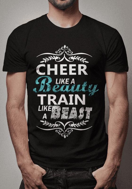 Nome do produto  cheer like a beauty train like a beast
