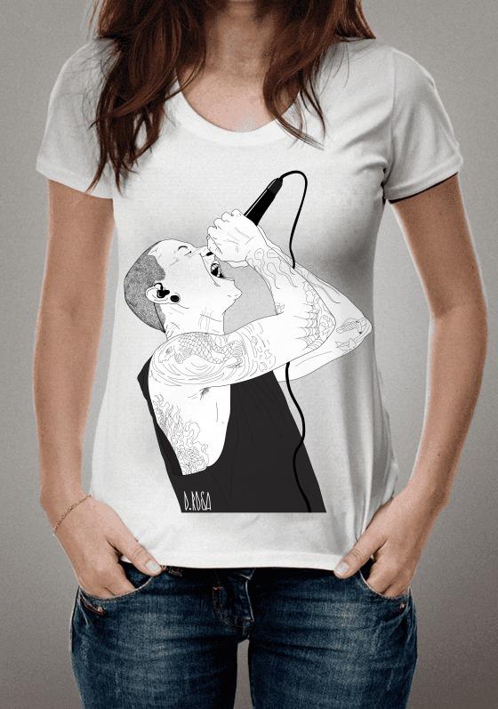 Nome do produto  Chester Bennington by D.Rosa