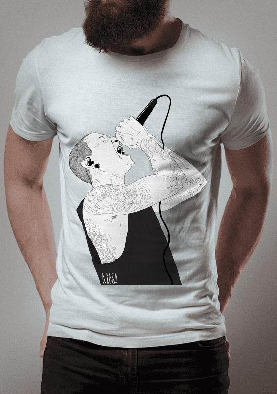 Nome do produto  Chester Bennington by D.Rosa