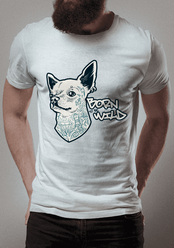 Nome do produto  Chihuahua Born to be Wild