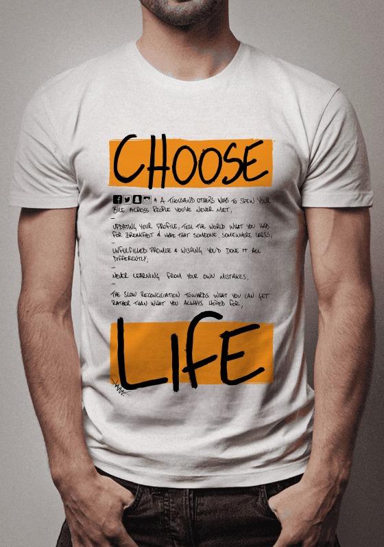 Nome do produto  Choose Life