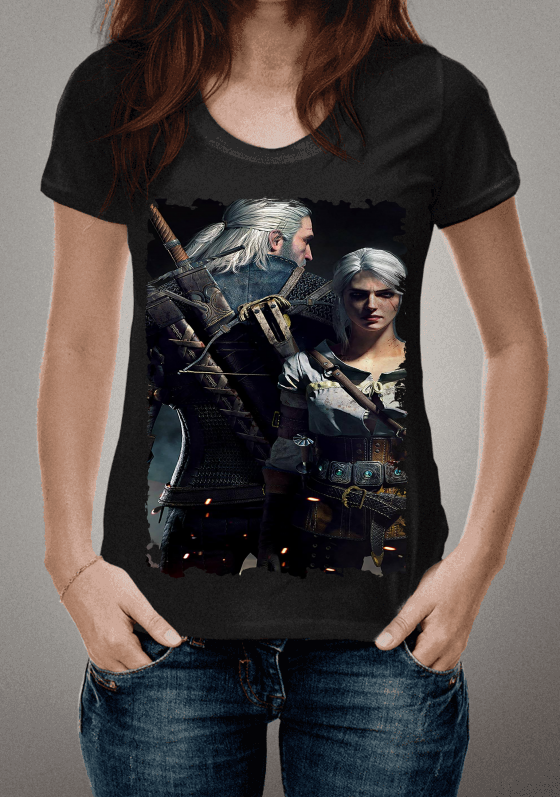 Nome do produto  Ciri e Geralt de Rivia