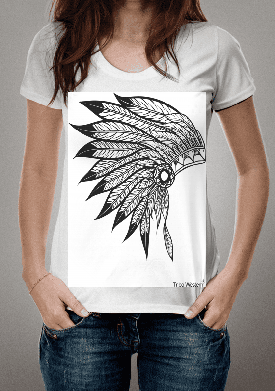 Nome do produto  Cocar - Tribo Western