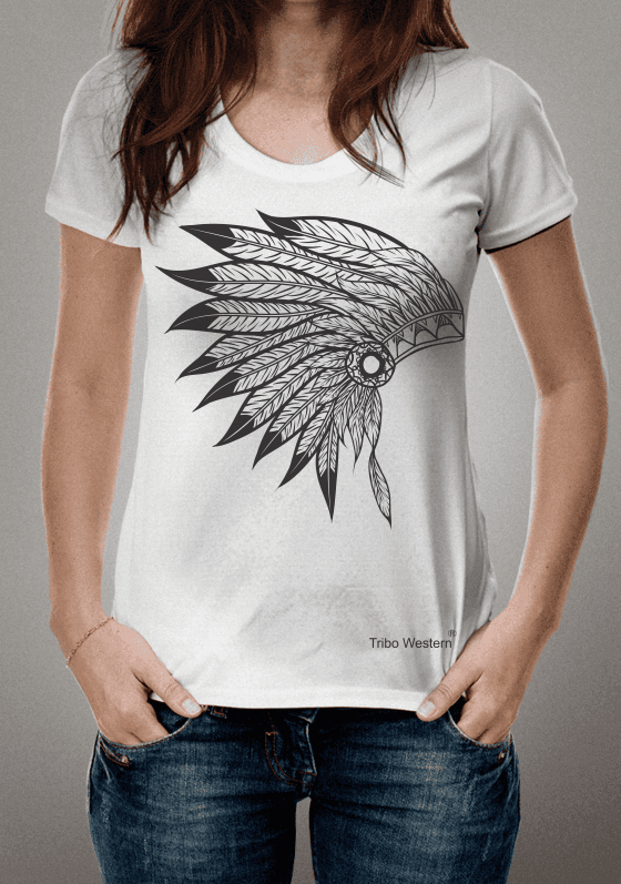 Nome do produto  Cocar - Tribo Western