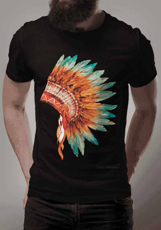 Nome do produto  Cocar COR - Tribo Western