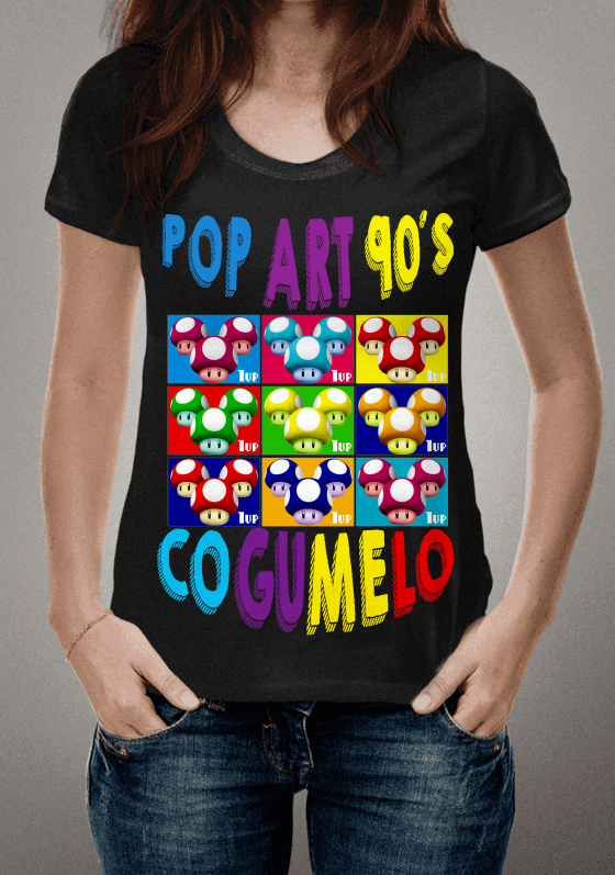 Nome do produto  cogumelo pop art