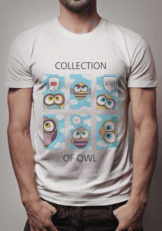 Nome do produto  Collection of owl