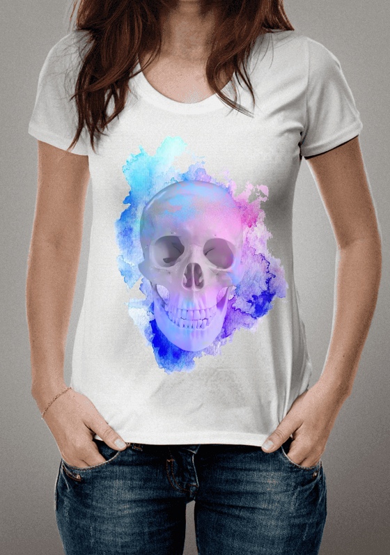 Nome do produto  Colorful Skull