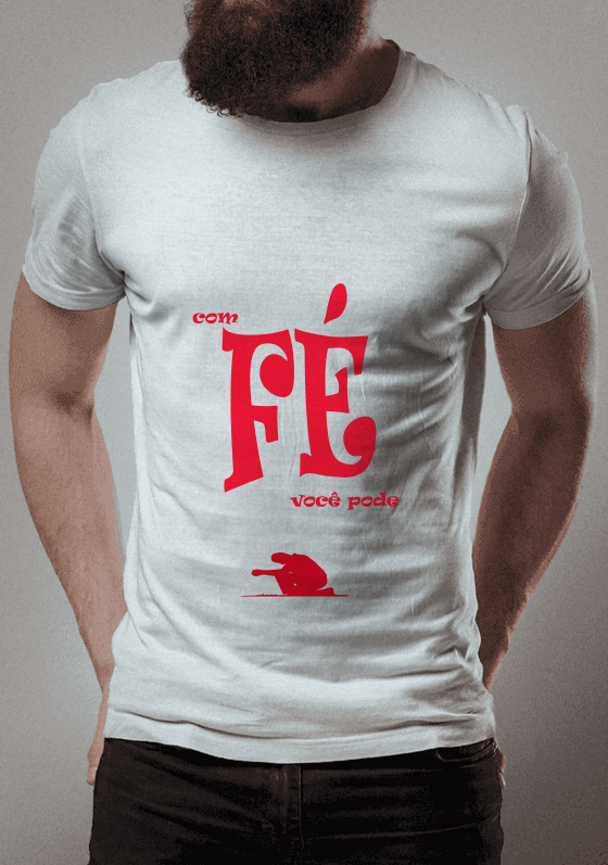 Nome do produto  Com Fé você pode 