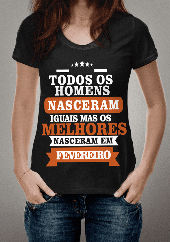 Nome do produto  Comemorativa Fevereiro-Homens