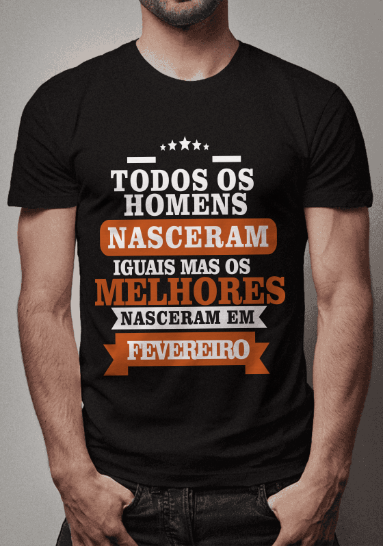 Nome do produto  Comemorativa Fevereiro-Homens