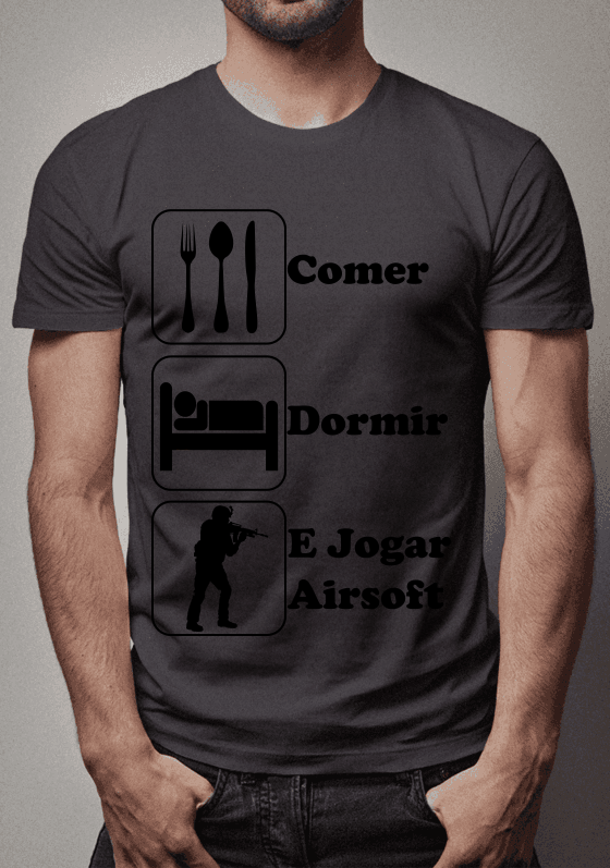 Nome do produto  Comer, Dormir e Jogar Airsoft