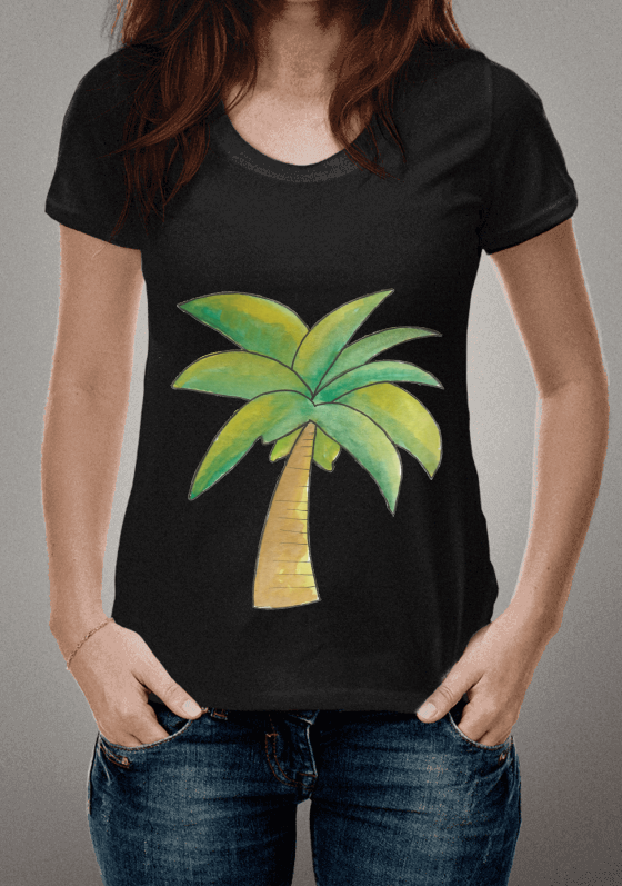 Nome do produto  Coqueiro Aquarela