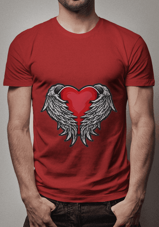 Nome do produto  Coração com asas