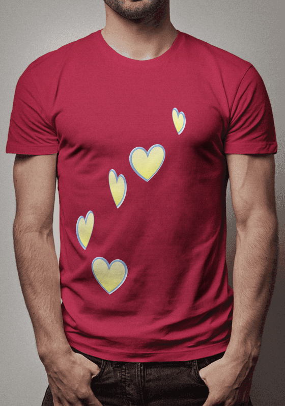 Nome do produto  CORAÇÃO DIVERSAS CORES#MONTINK #ESTAMPAS #DIVERSOS #DESENHOS #3D#FRASES100% #CRIATIVAS