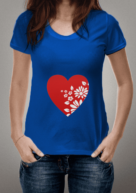 Nome do produto  Coração Floral