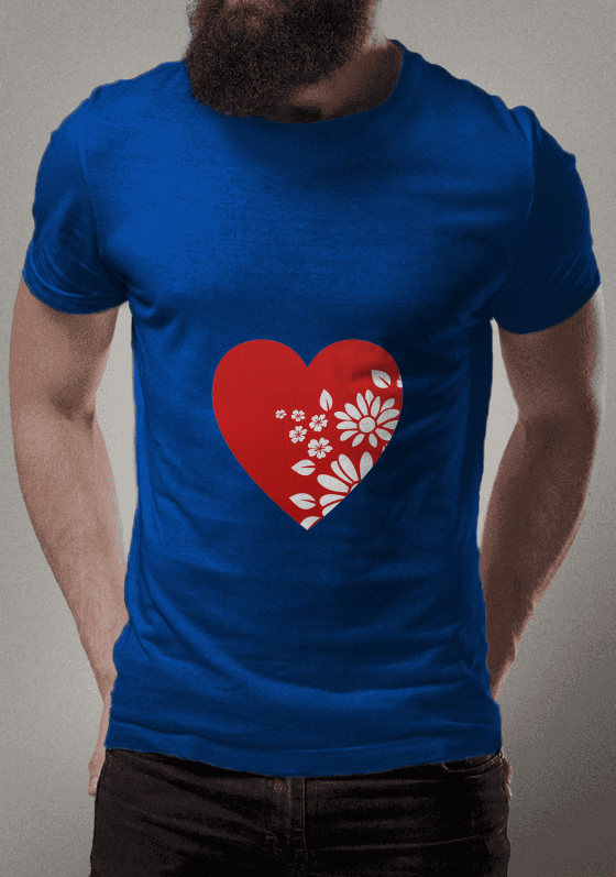 Nome do produto  Coração Floral