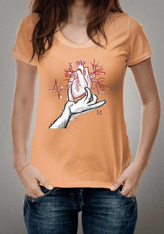 Nome do produto  Coração na Mão