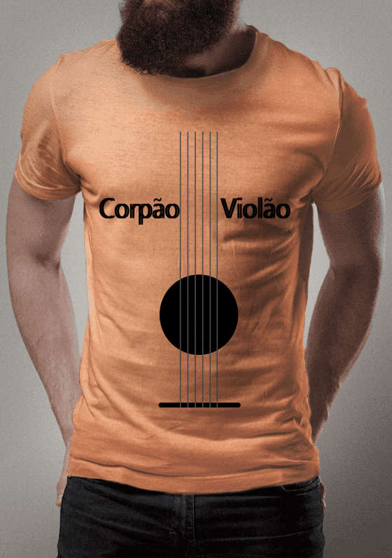 Nome do produto  Corpo Violão Stampa Pop