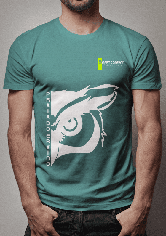 Nome do produto  Coruja com escrita de lado Praia do Ervino - Smart Company