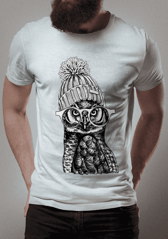 Coruja hipster