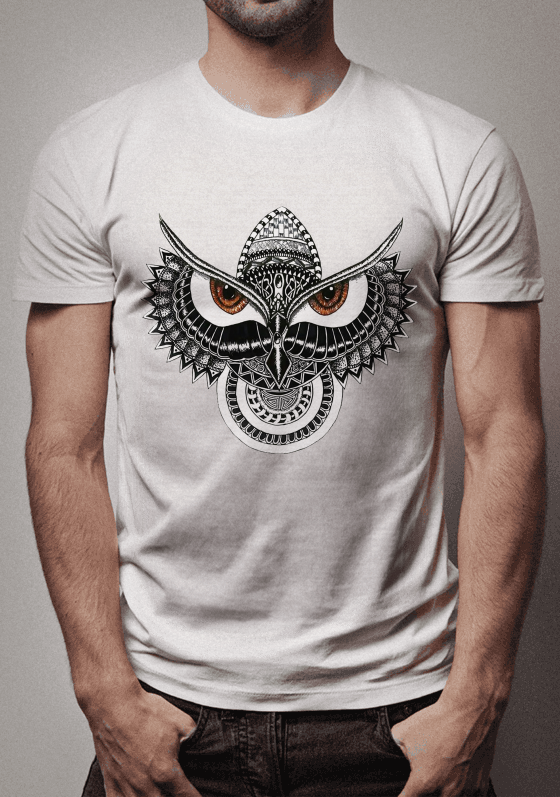 Nome do produto  Coruja Zentangle