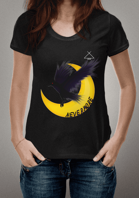 Nome do produto  Corvo NEVERMORE- Edgar Allan Poe