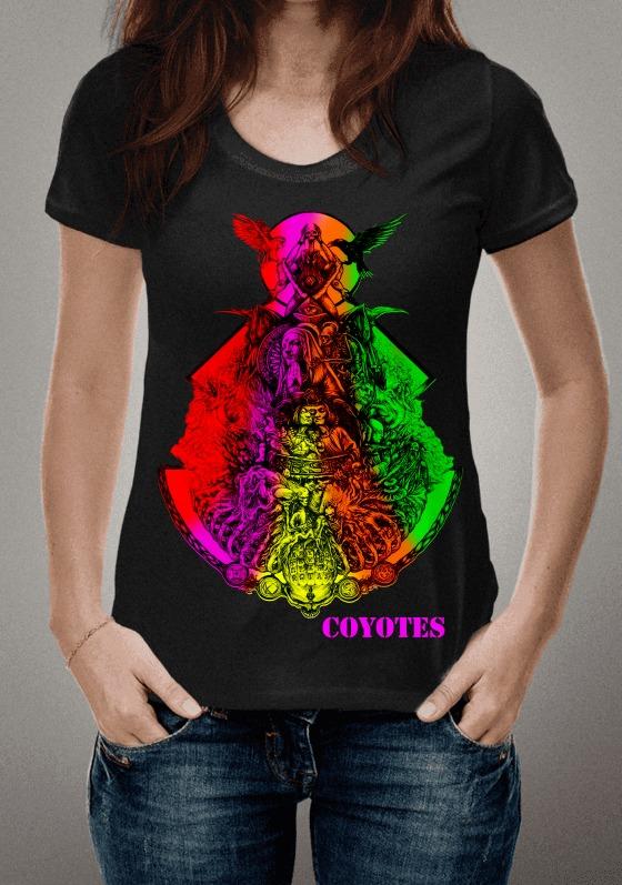 coyotes colorido