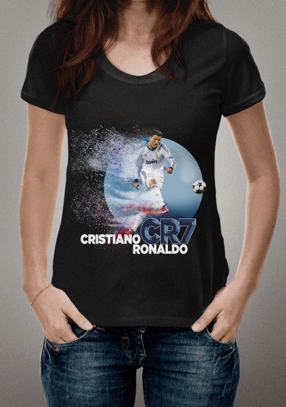 CR7 Cristiano Ronaldo Black