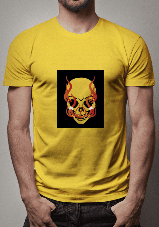 Nome do produto  Crânio em Chamas