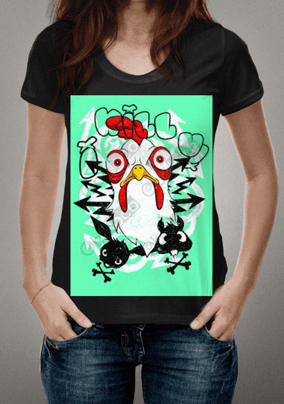 crazy rooster