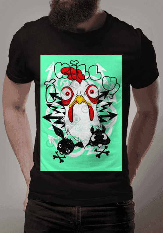crazy rooster