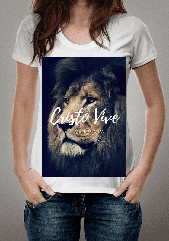 Cristo Vive é Vive Em Mim - Branca