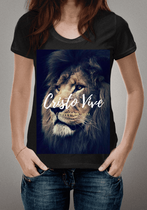 Cristo Vive é Vive Em Mim - Preta