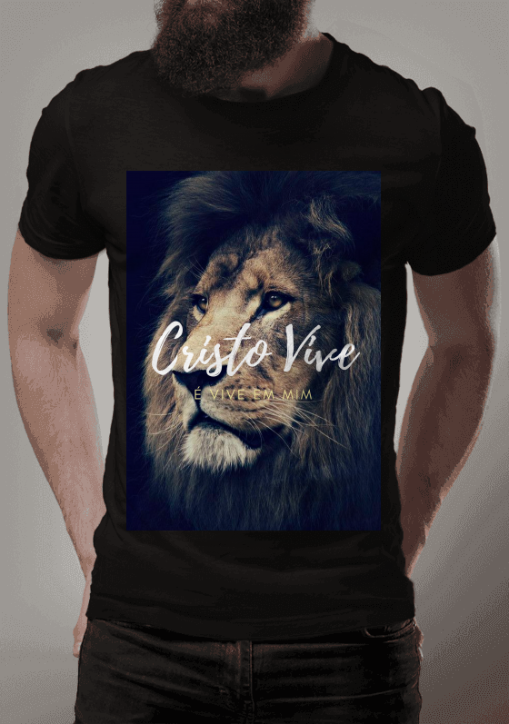 Cristo Vive é Vive Em Mim - Preta